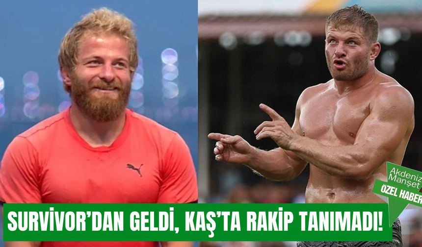 Survivor’dan geldi, Kaş’ta rakip tanımadı! İsmail Balaban sezonun ilk güreşinde başpehlivan oldu