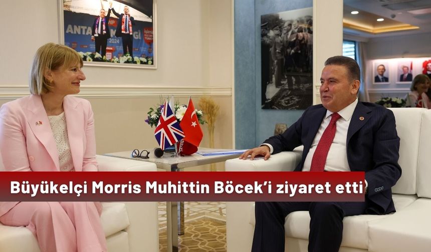 Büyükelçi Morris Muhittin Böcek’i ziyaret etti