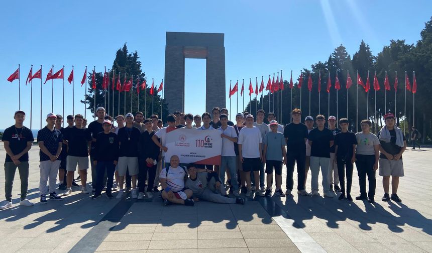 Manavgatlı gençler Çanakkale'de