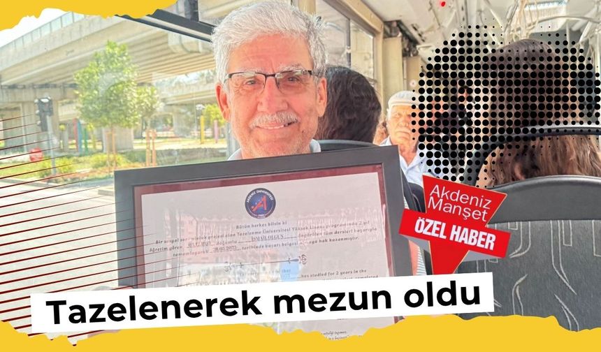 Tazelenerek mezun oldu