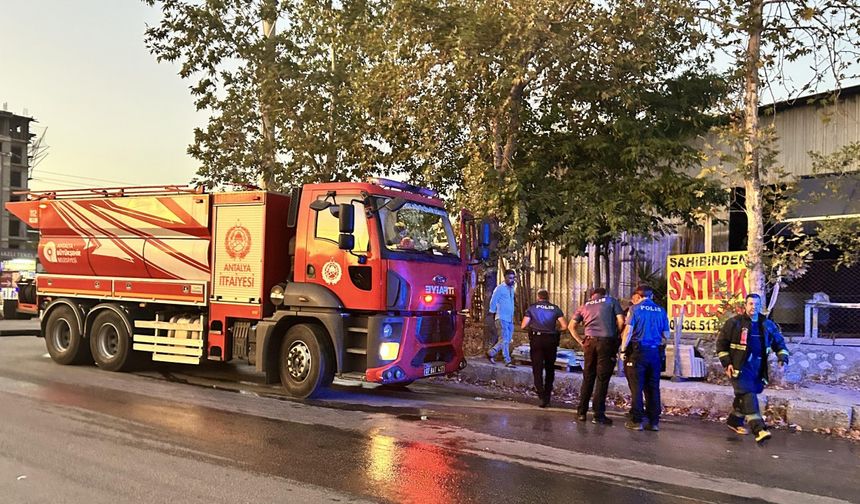 Mobilya atölyesinde yangın