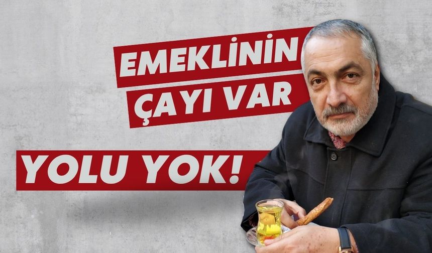 Emeklinin çayı var yolu yok!