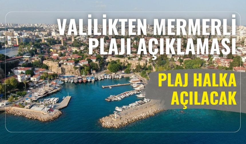 Valilikten Mermerli Plajı açıklaması: Kiralama bedeli dudak uçuklattı