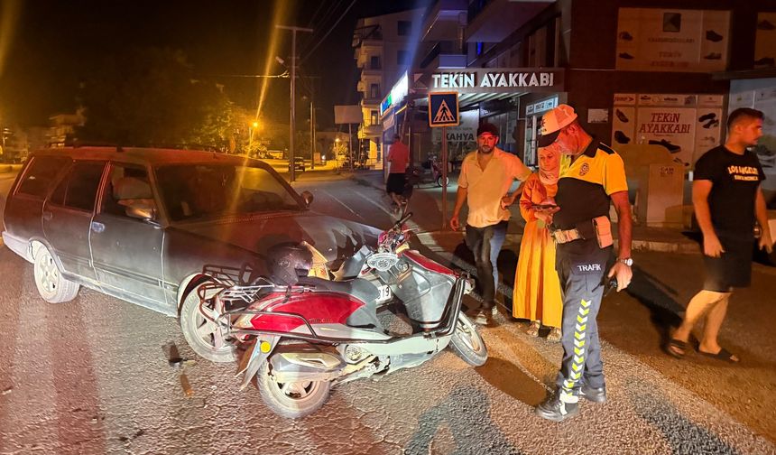 Gece sessizliğini kaza bozdu