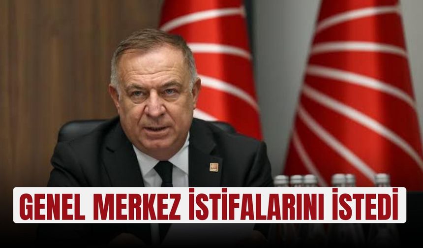 Genel merkez istifalarını istedi