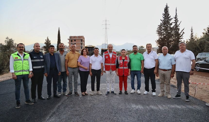 Büyükşehir’den Şehir Hastanesi yoluna sıcak asfalt