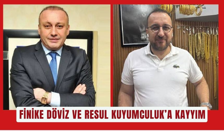 Finike Döviz ve Resul Kuyumculuk’a kayyım