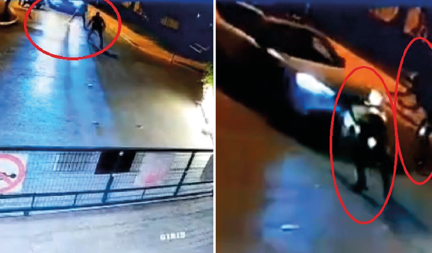 Denetimden kaçan alkollü sürücü, polislere çarpıp kaçtı