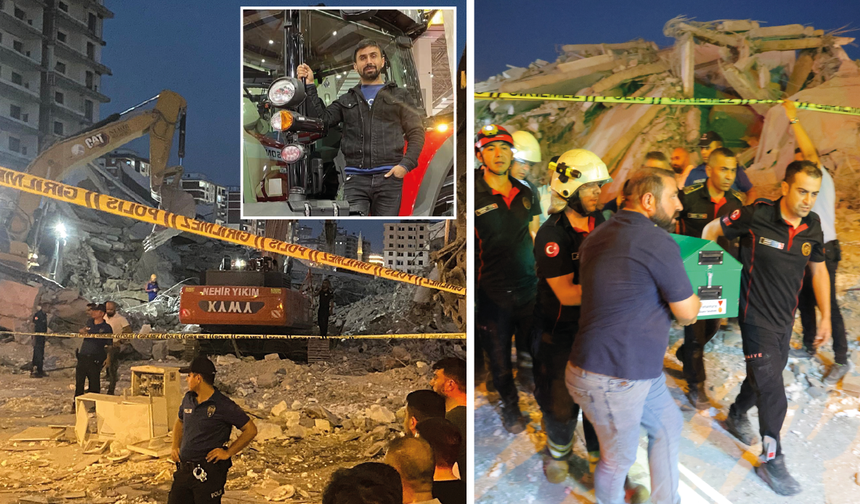 İş makinası operatörü göçük altında can verdi