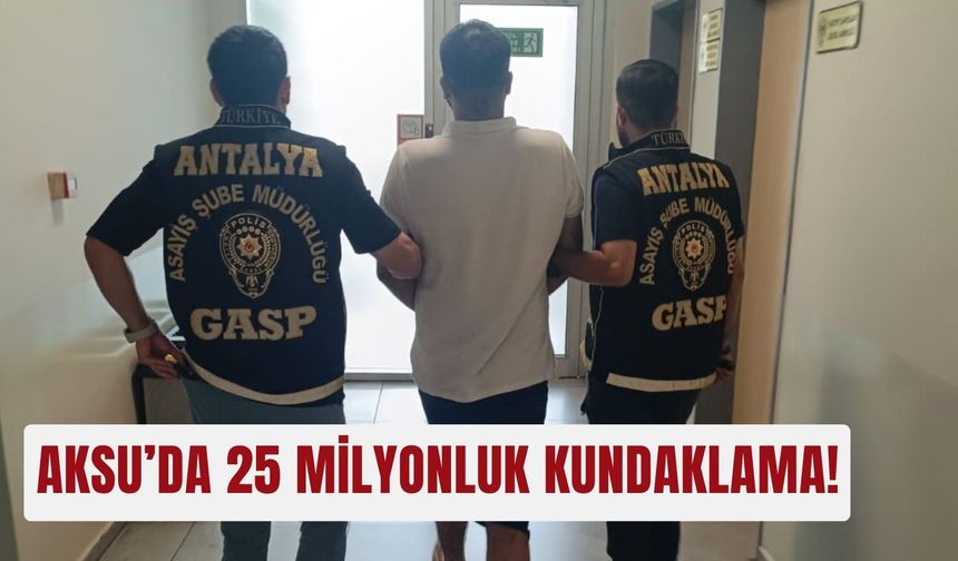 Aksu’da 25 milyonluk kundaklama!