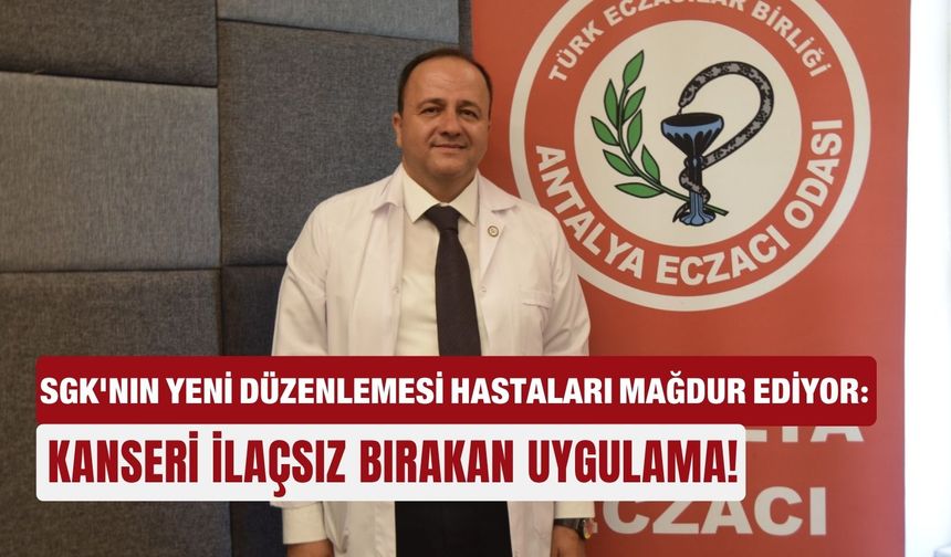 SGK'nın yeni düzenlemesi hastaları mağdur ediyor: Kanseri ilaçsız bırakan uygulama!