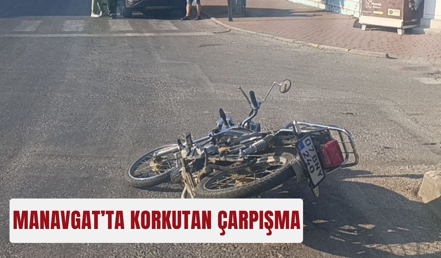 Manavgat’ta korkutan çarpışma