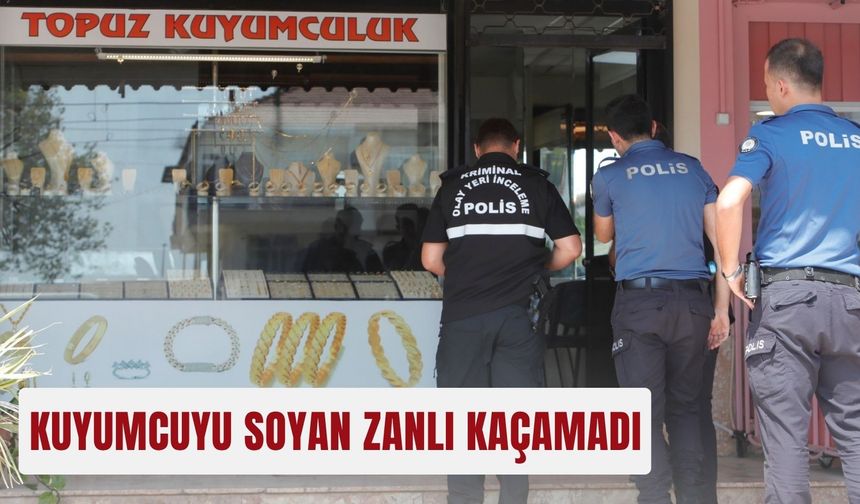 Sabah soydu, akşam yakalattı!