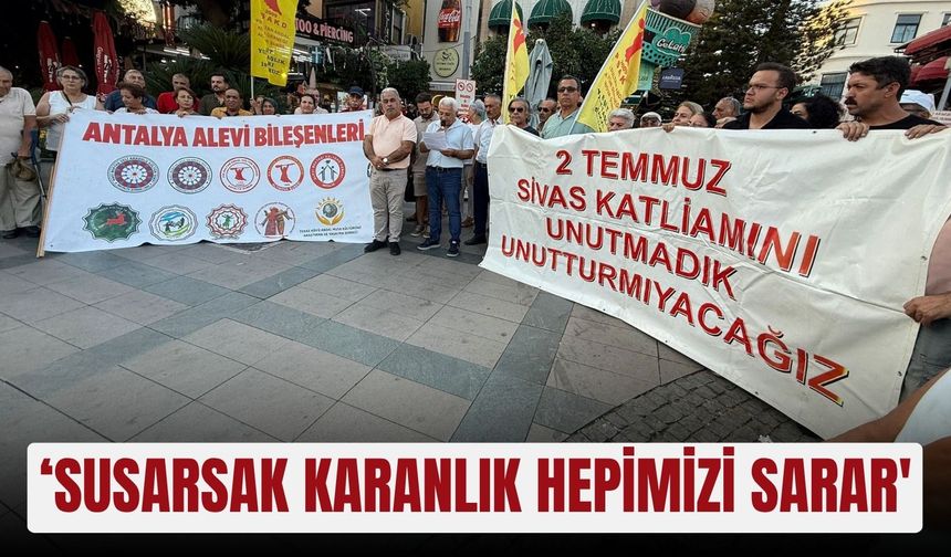 ‘Susarsak karanlık hepimizi sarar'