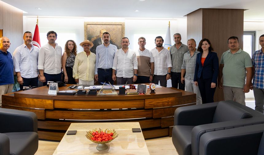 MATSO heyetinden belediyeye ziyaret