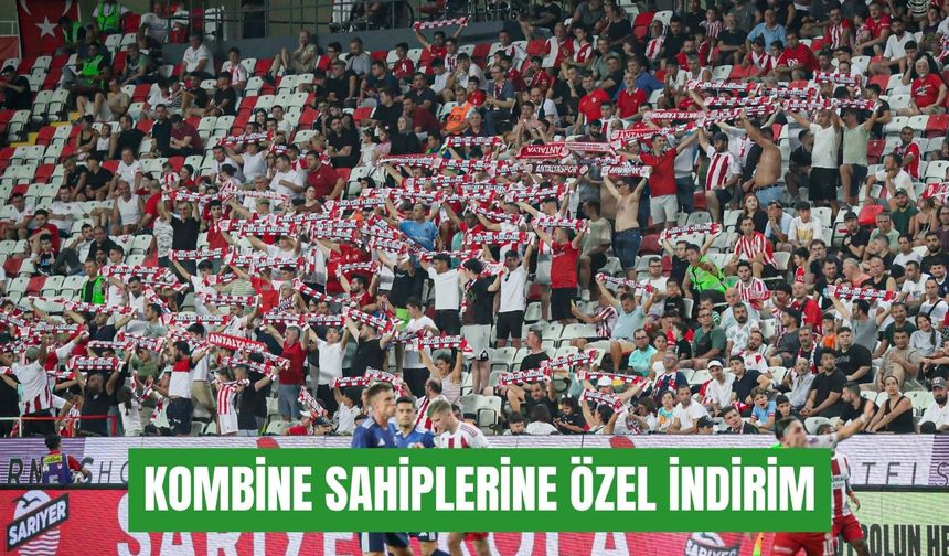 Antalyaspor’dan kombine sahiplerine özel indirim