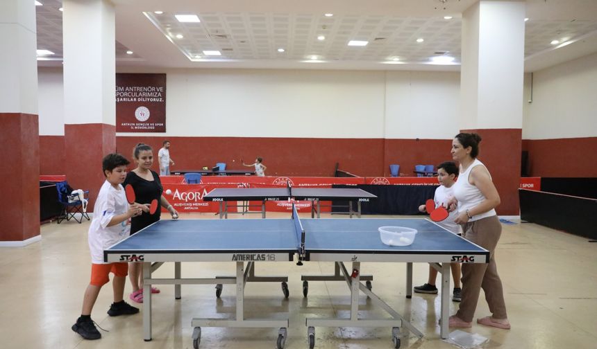 Yaz tatili sporla renklendi