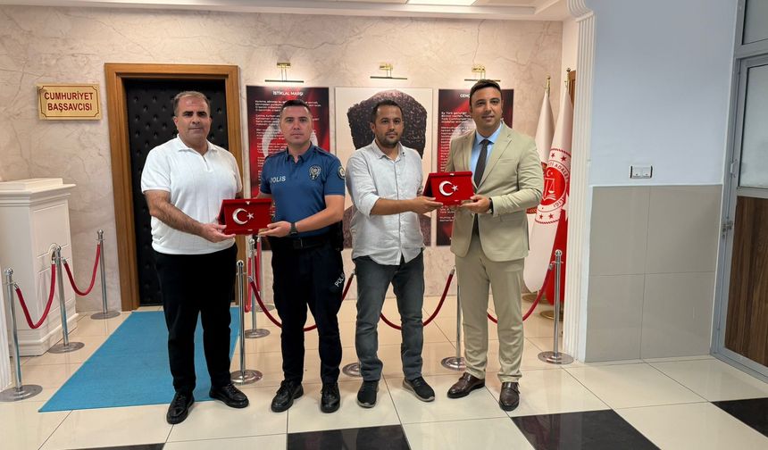 Gazipaşa'da polis memurları ödüllendirildi