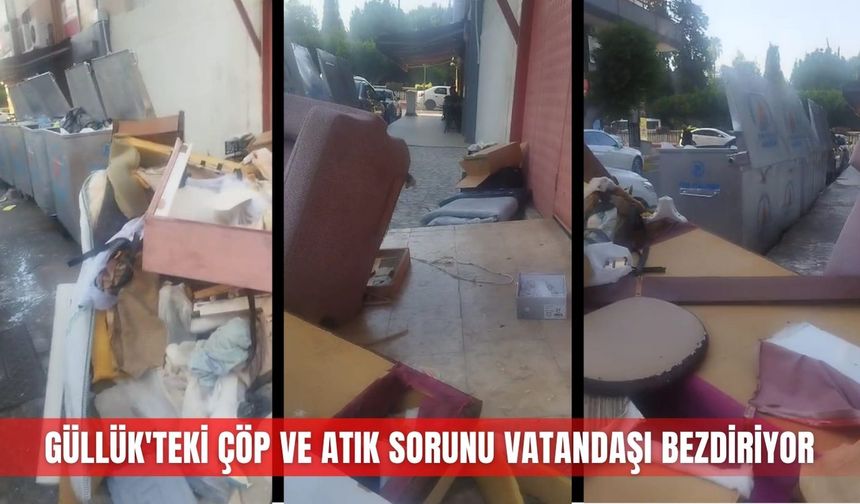 Güllük'teki çöp ve atık sorunu vatandaşı bezdiriyor