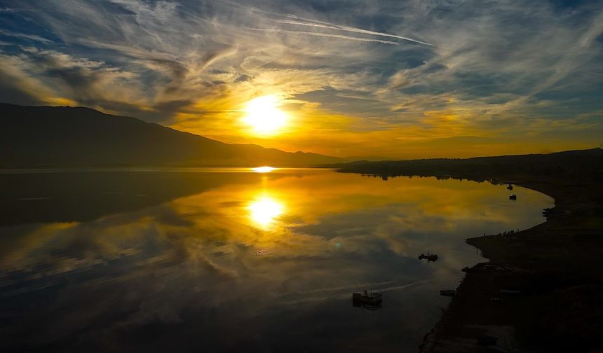 Manzarasıyla büyüleyen Sapanca’da su seviyesi: 28.91