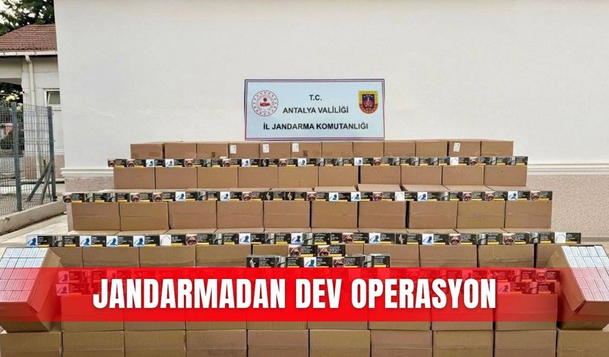 Jandarmadan dev operasyon