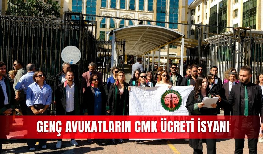 Genç avukatların CMK ücreti isyanı