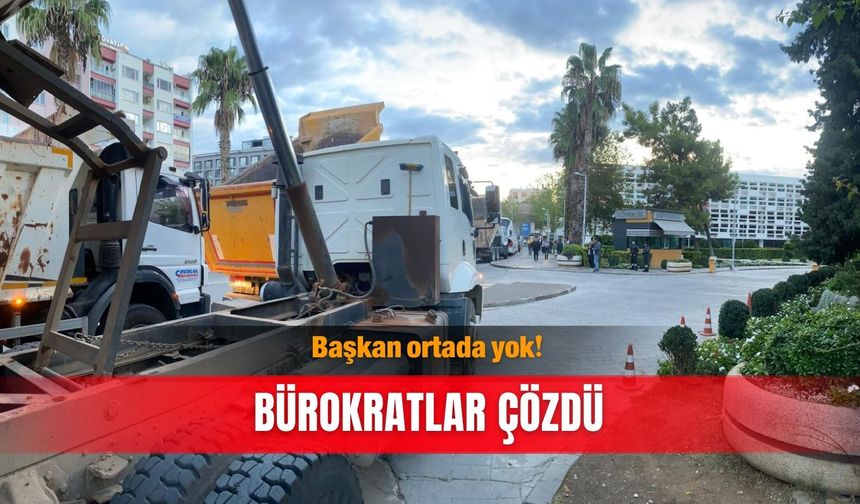 Başkan ortada yok! Bürokratlar çözdü
