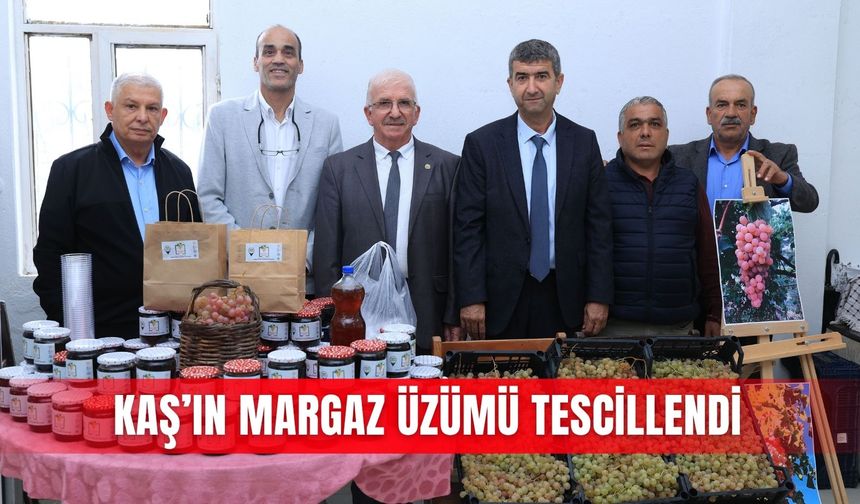 Kaş’ın Margaz üzümü tescillendi