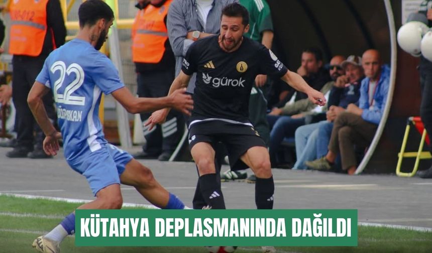 Alanya 1221, Kütahya deplasmanında dağıldı