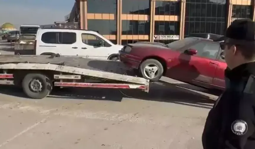 Ankara’da 13 araç trafikten men edildi