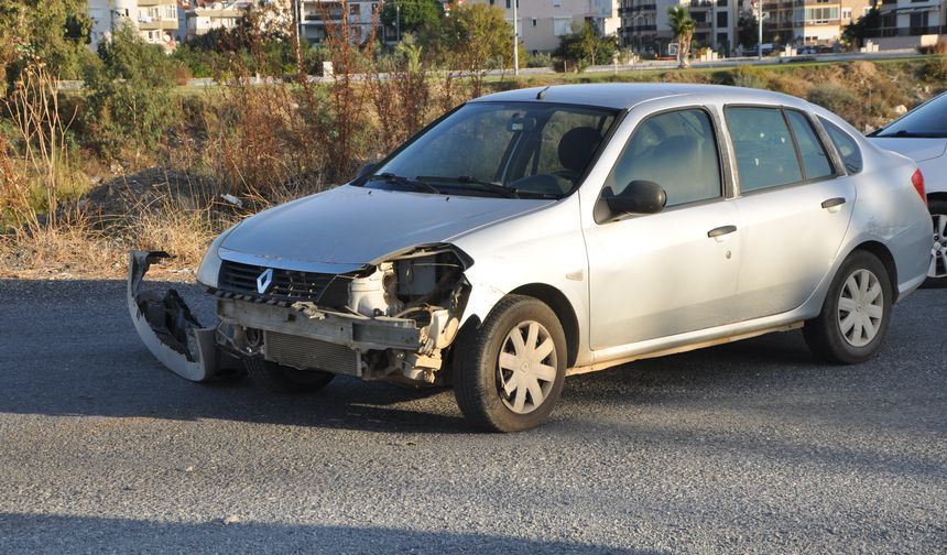 Gazipaşa'da otomobille motosiklet çarpıştı: 1 yaralı
