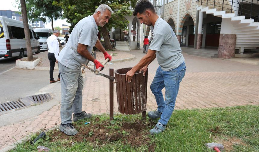 Kepez'in her köşesinde işçi emeği var
