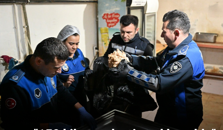 150 kilo tavuk etine el koyuldu!