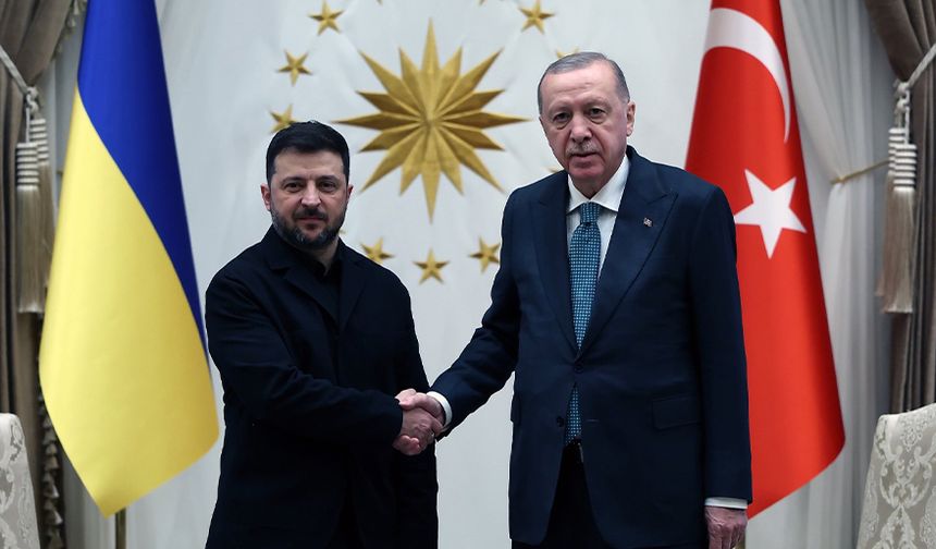 Erdoğan, Zelenskiy ile bir araya geldi