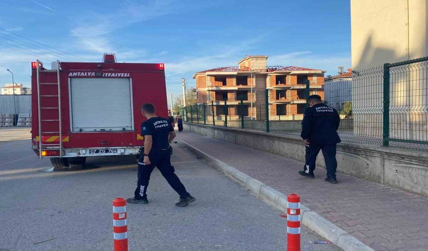 Okulda yangın alarmı paniğe sebep oldu