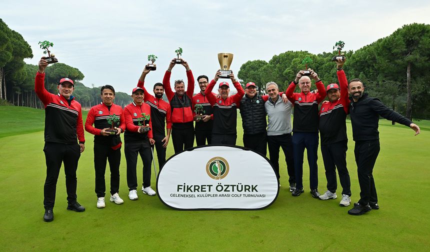 Kemer Golf Kulübü şampiyonluk kupasını aldı