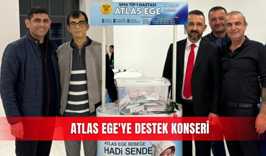 Atlas Ege'ye destek konseri