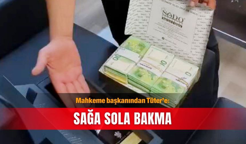 Tüter’den baklava kutusunda rüşvet ifadesi: '' Çantayı aldıktan sonra kumpas olduğunu düşündüm”