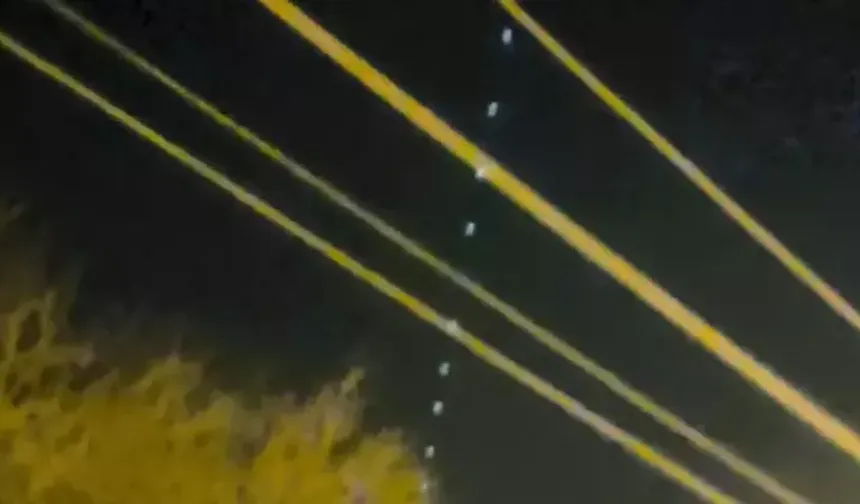 Starlink uyduları Bursa semalarında görüntülendi