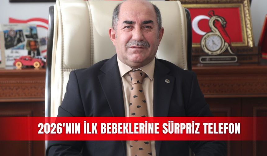 2026'nın ilk bebeklerine sürpriz telefon
