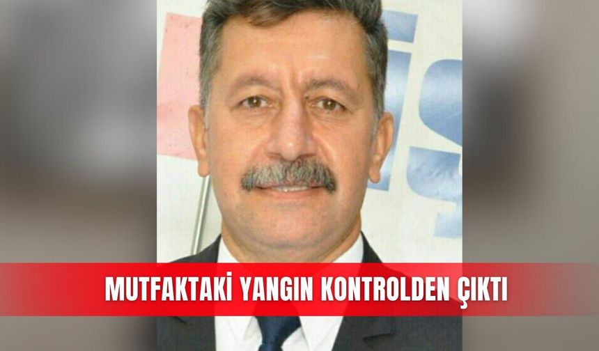 Mutfaktaki yangın kontrolden çıktı