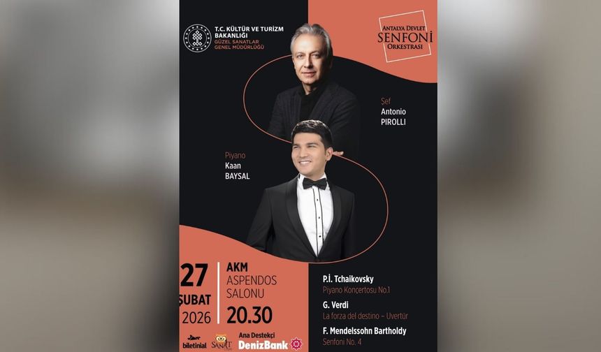Antalya’da klasik müzik rüzgarı