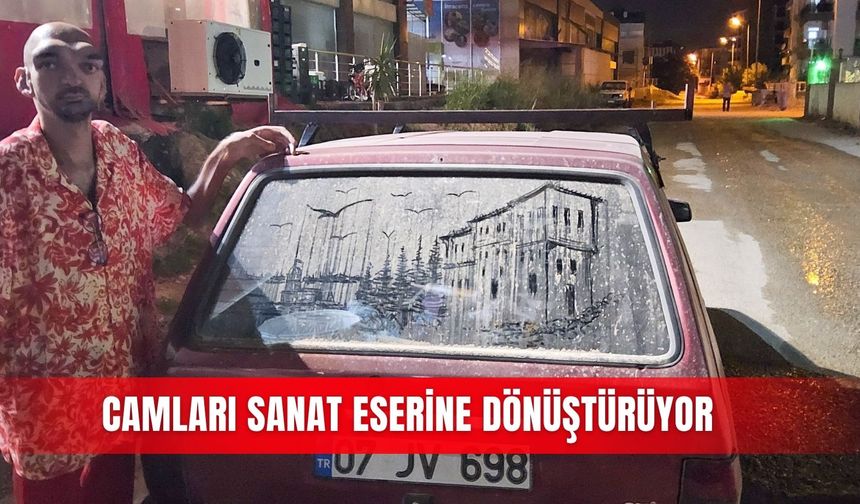 Camları sanat eserine dönüştürüyor