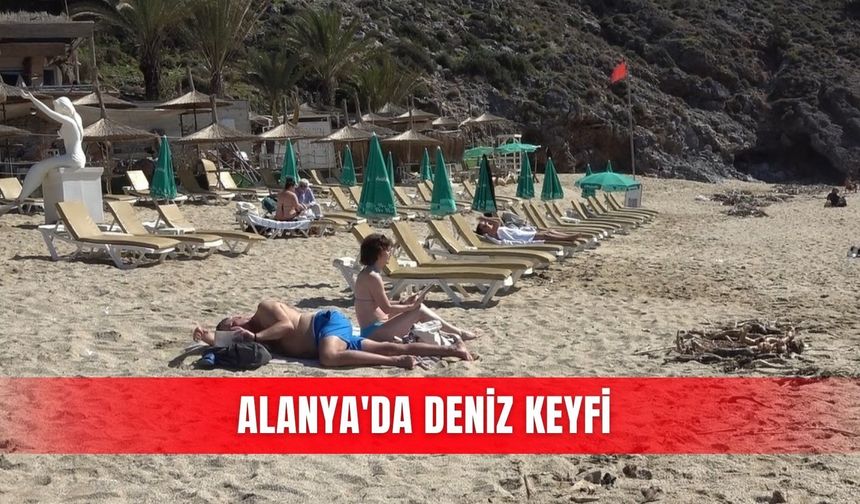 Alanya'da deniz keyfi