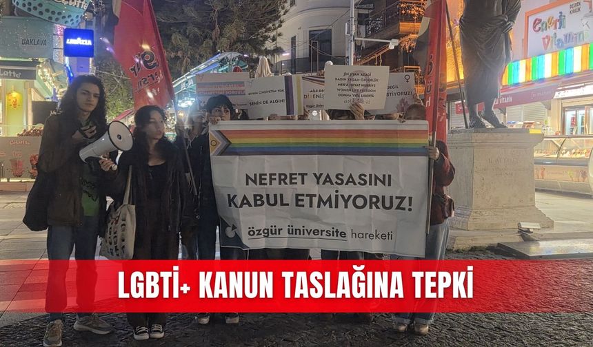 LGBTİ+ kanun taslağına tepki