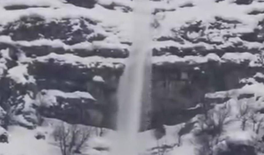 Çığ düşme anı kamerada