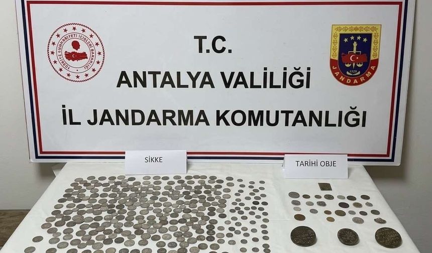 Kaş'ta tarihi eser kaçakçılığı operasyonu
