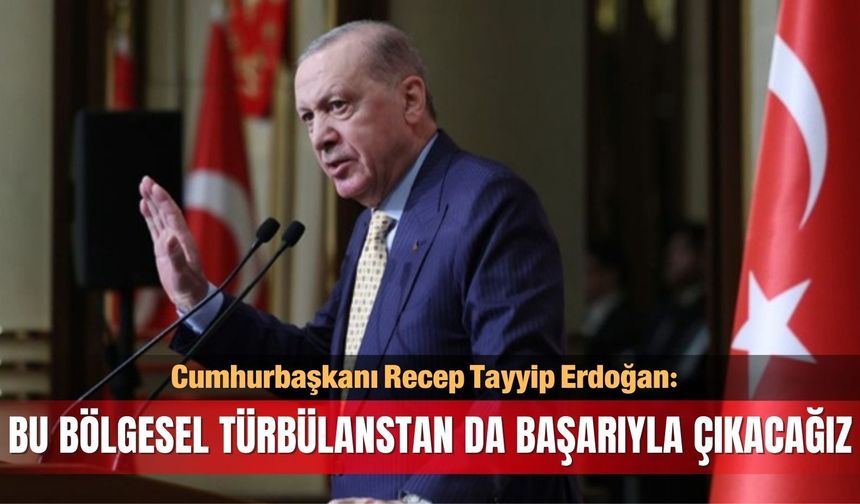 "Türkiye bu bölgesel türbülanstan da başarıyla çıkacaktır"