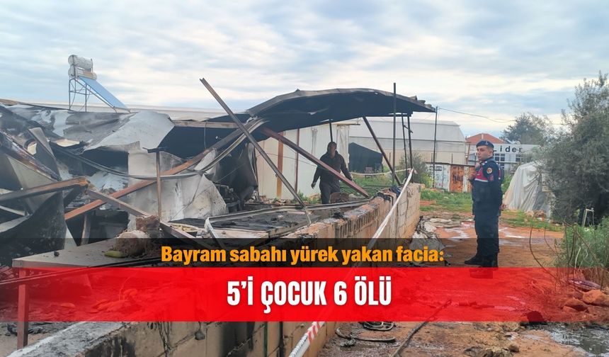 Bayram sabahı yürek yakan facia: 5’i çocuk 6 ölü