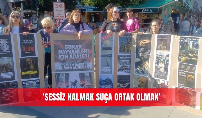 ‘Sessiz kalmak suça ortak olmak’